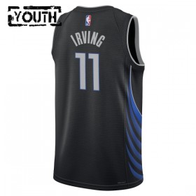 Dres Dallas Mavericks Kyrie Irving Nike 2025-26 City Edition Crno Swingman - Dječji